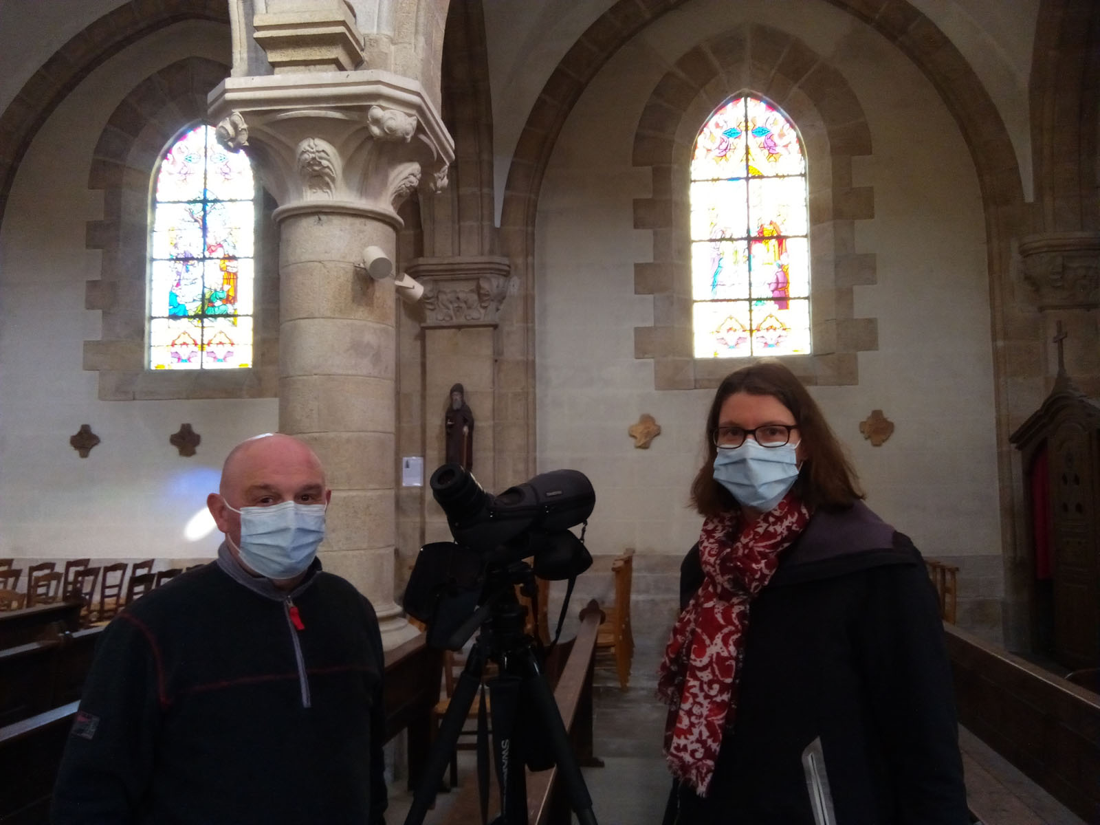 Eclipse Vitrail Daoudour Eglise Broons